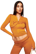 I.AM.GIA  BLARE HOODIE - CARAMEL