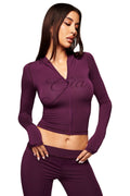 BLARE HOODIE - PLUM