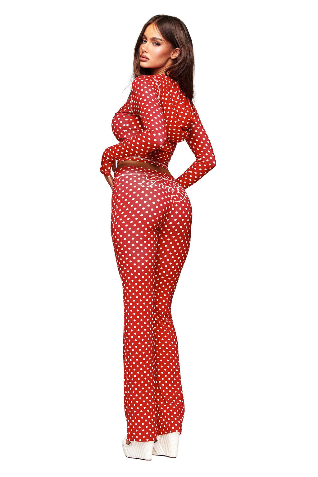 BLARE HOODIE - RED POLKA DOT