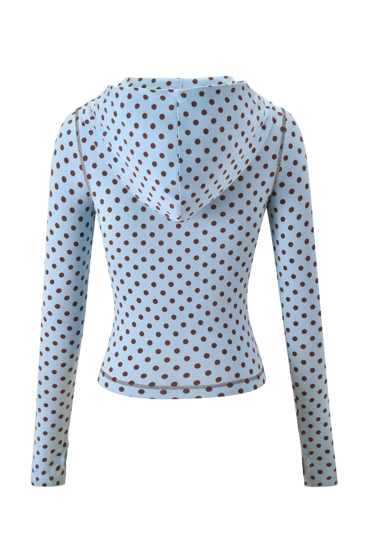 BLARE HOODIE - BLUE POLKA DOT