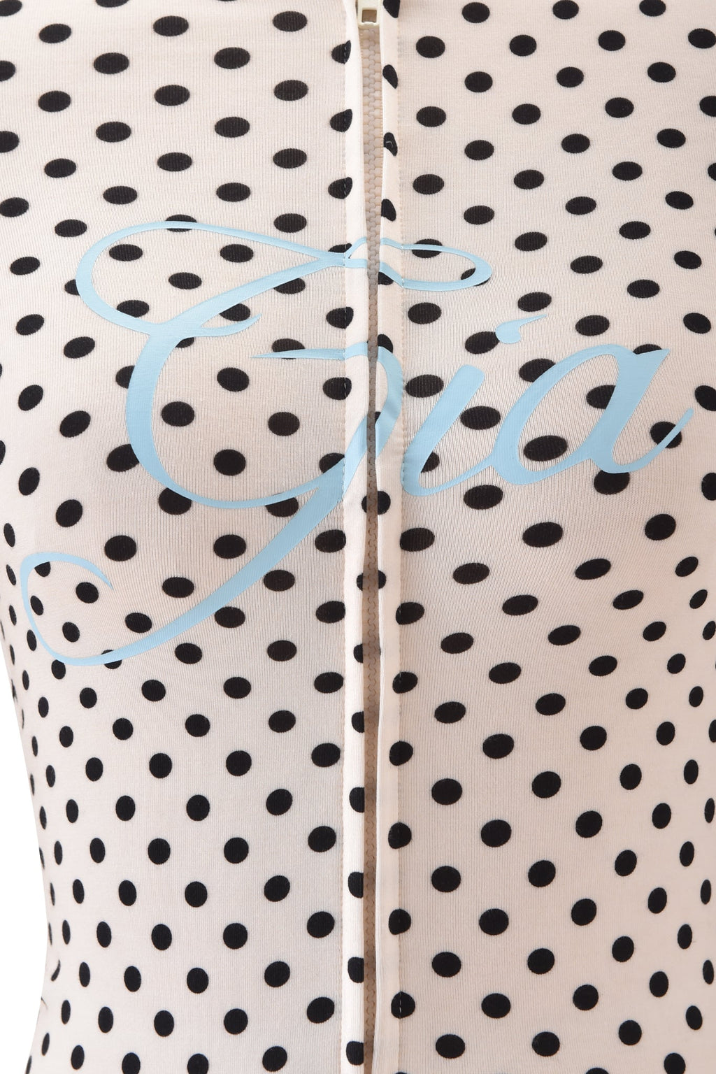 BLARE HOODIE - CREAM POLKA DOT