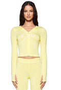 BLARE HOODIE - YELLOW : PALE YELLOW
