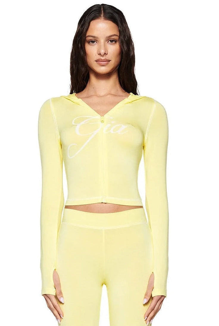 BLARE HOODIE - YELLOW : PALE YELLOW