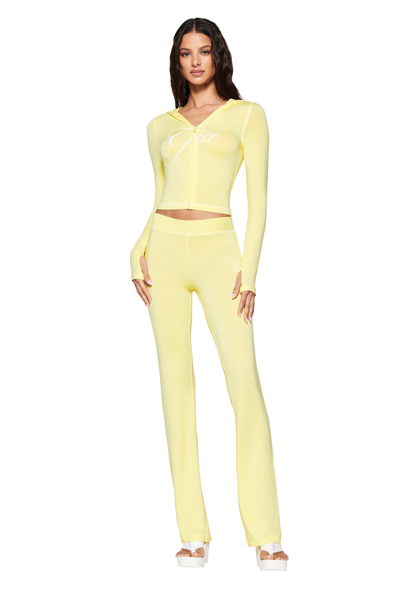 BLARE TRACKPANT - YELLOW : PALE YELLOW