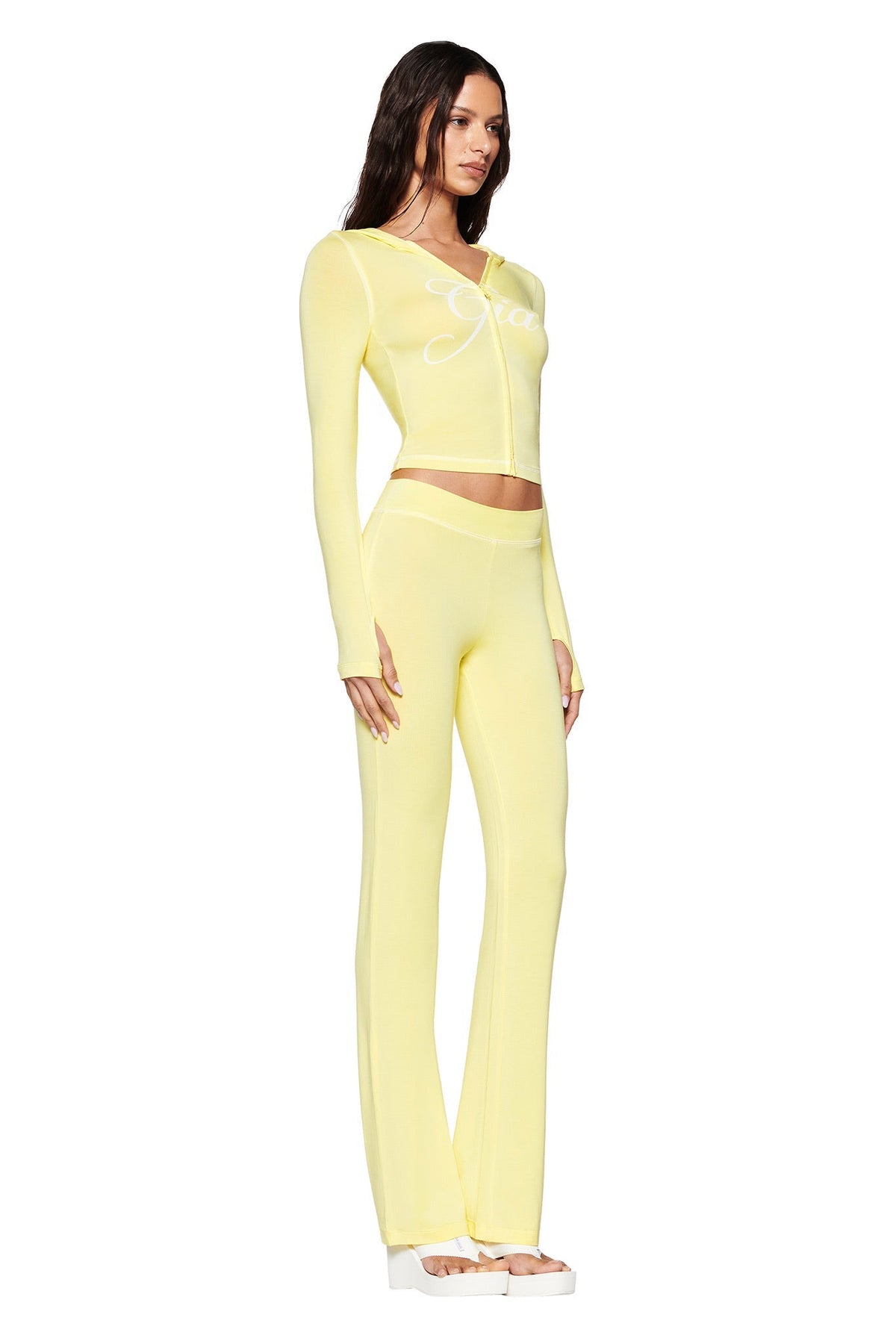 BLARE TRACKPANT - YELLOW : PALE YELLOW