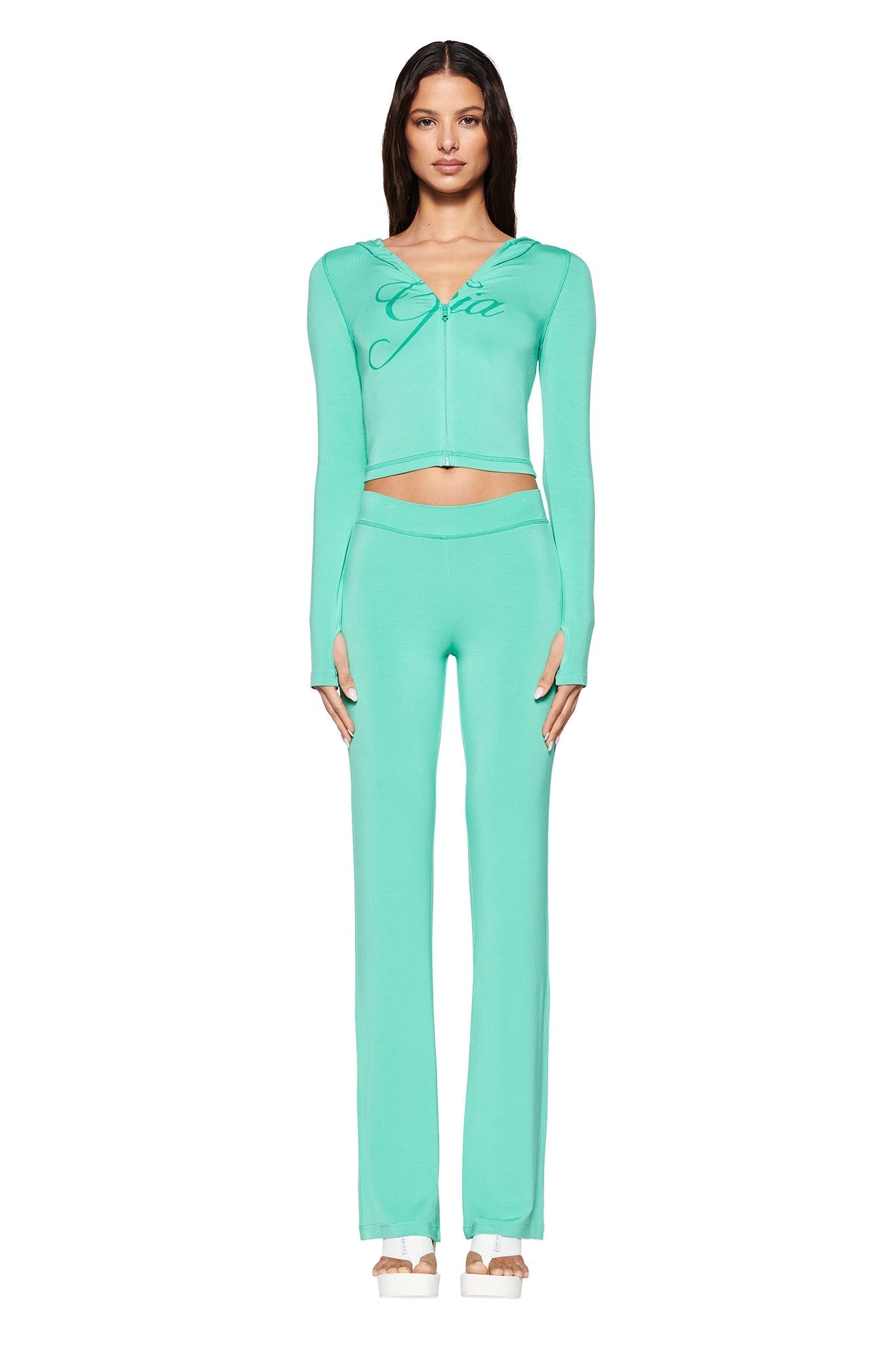 BLARE TRACKPANT - GREEN : TURQUOISE : TEAL