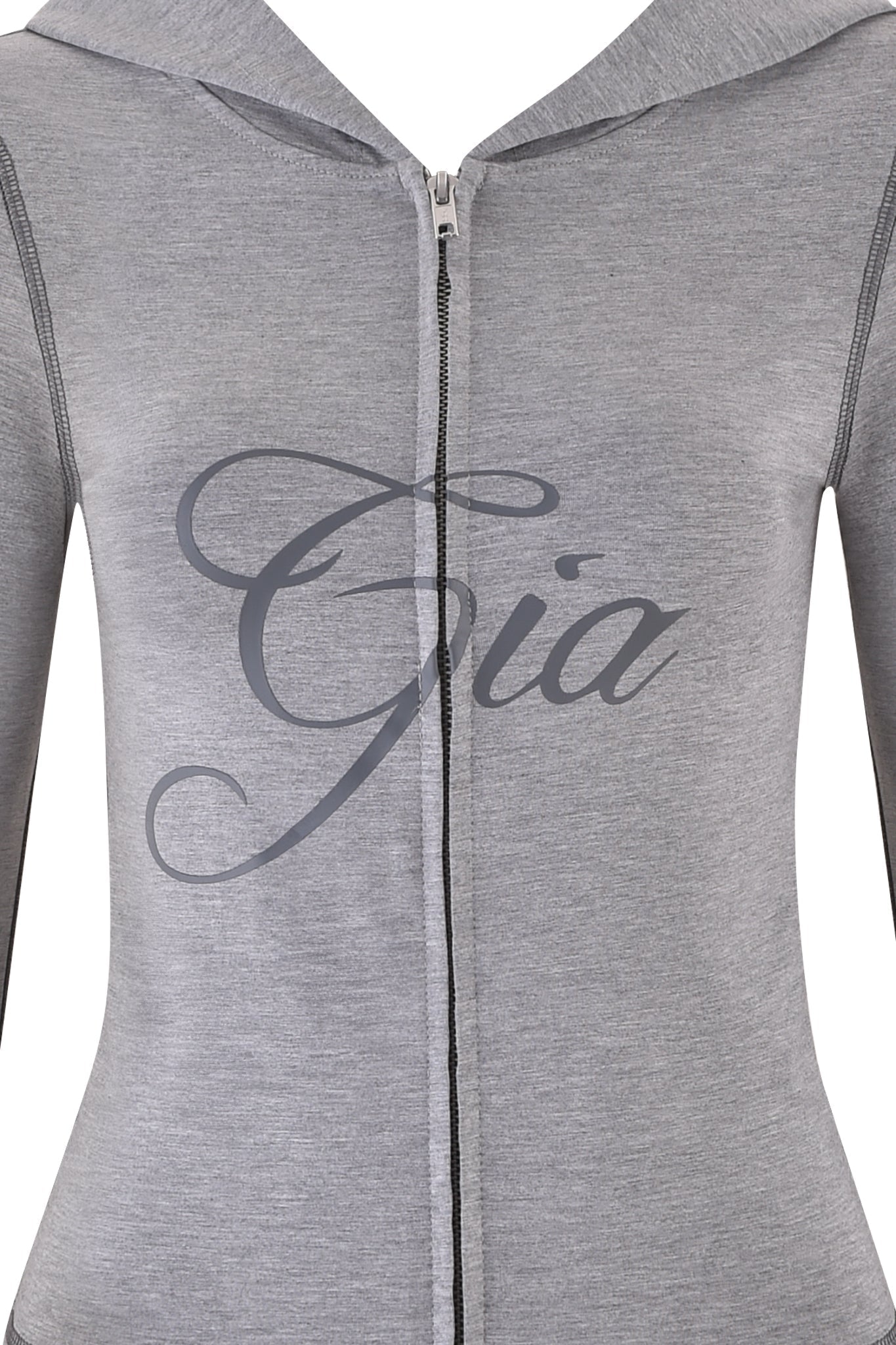 BLARE JERSEY HOODIE - GREY : HEATHER GREY
