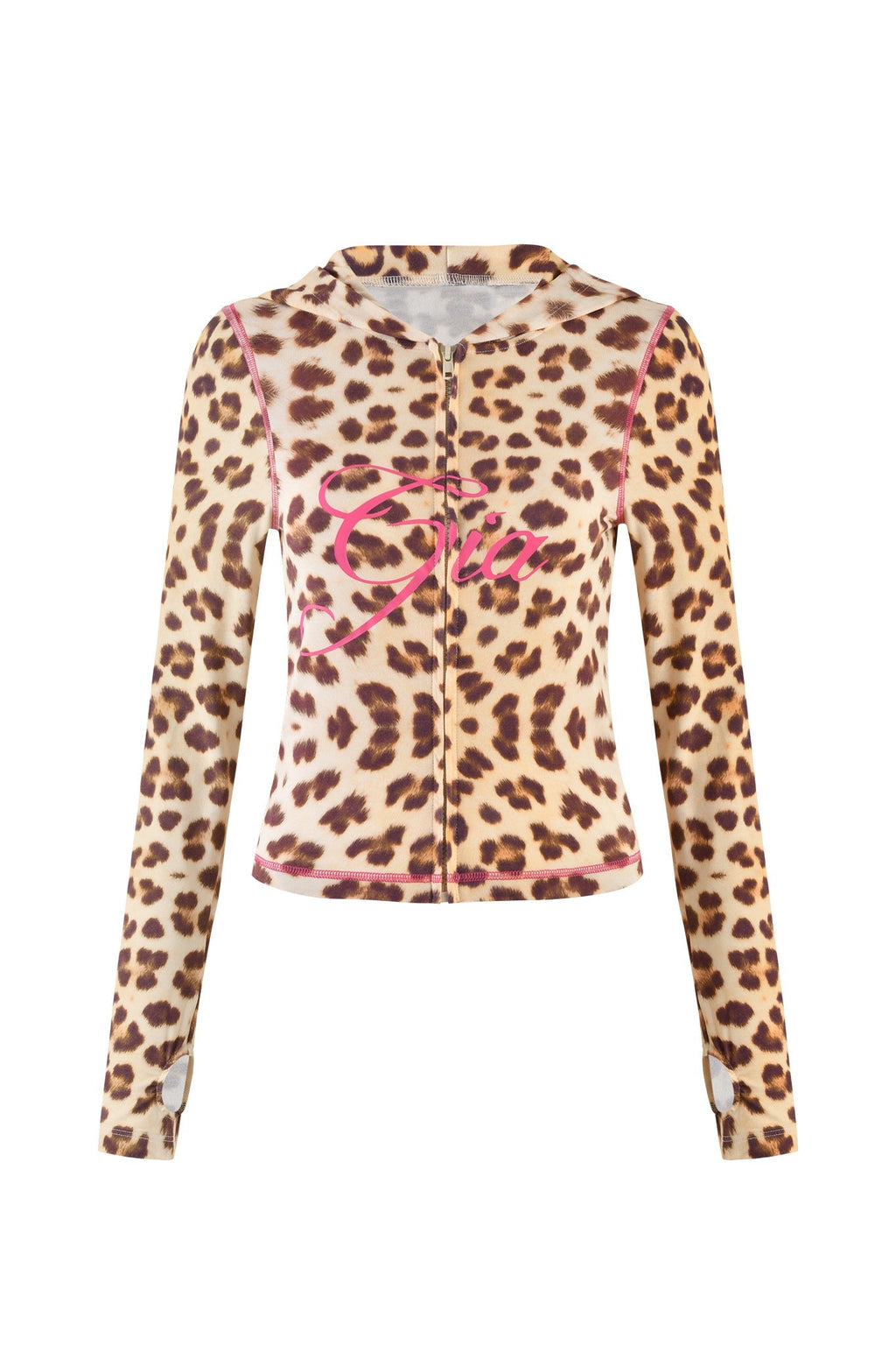 BLARE HOODIE - NEUTRAL : LEOPARD : WILD CARD