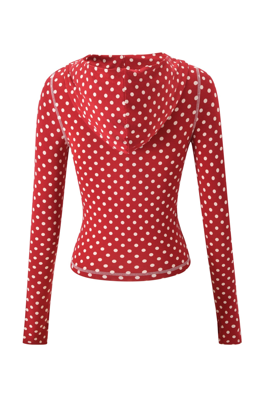 BLARE HOODIE - RED POLKA DOT