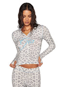 BLARE HOODIE - SNOW LEOPARD : WINTER WILD CARD
