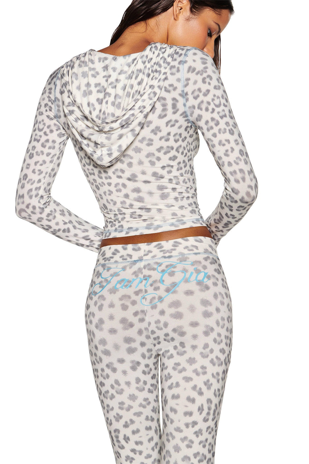 BLARE TRACKPANT - SNOW LEOPARD : WINTER WILD CARD