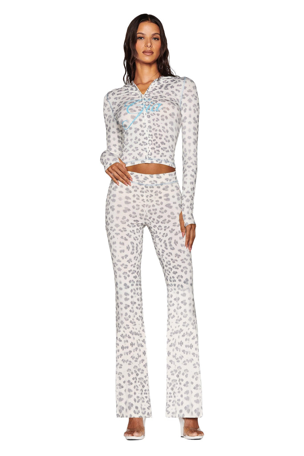 BLARE HOODIE - SNOW LEOPARD : WINTER WILD CARD