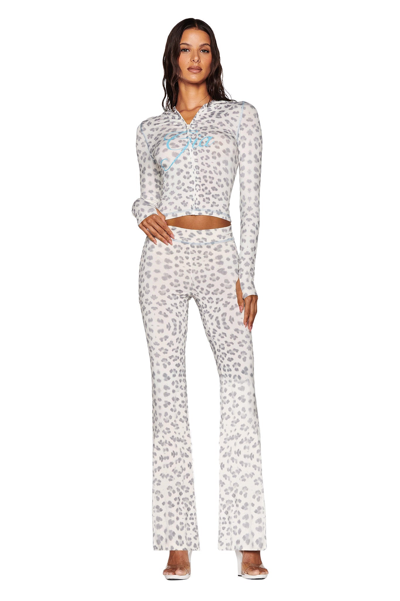 BLARE HOODIE - SNOW LEOPARD : WINTER WILD CARD