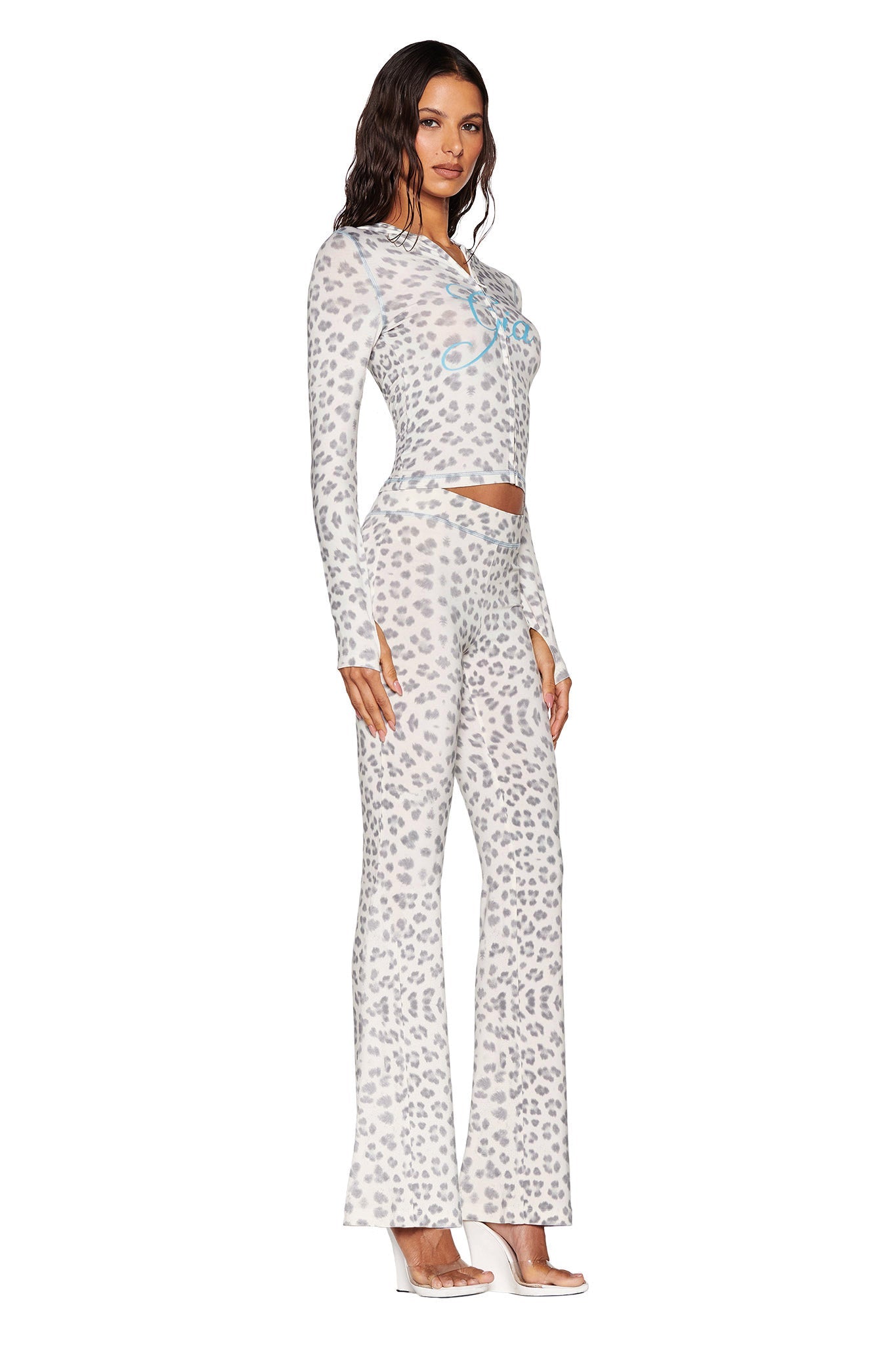 BLARE HOODIE - SNOW LEOPARD : WINTER WILD CARD