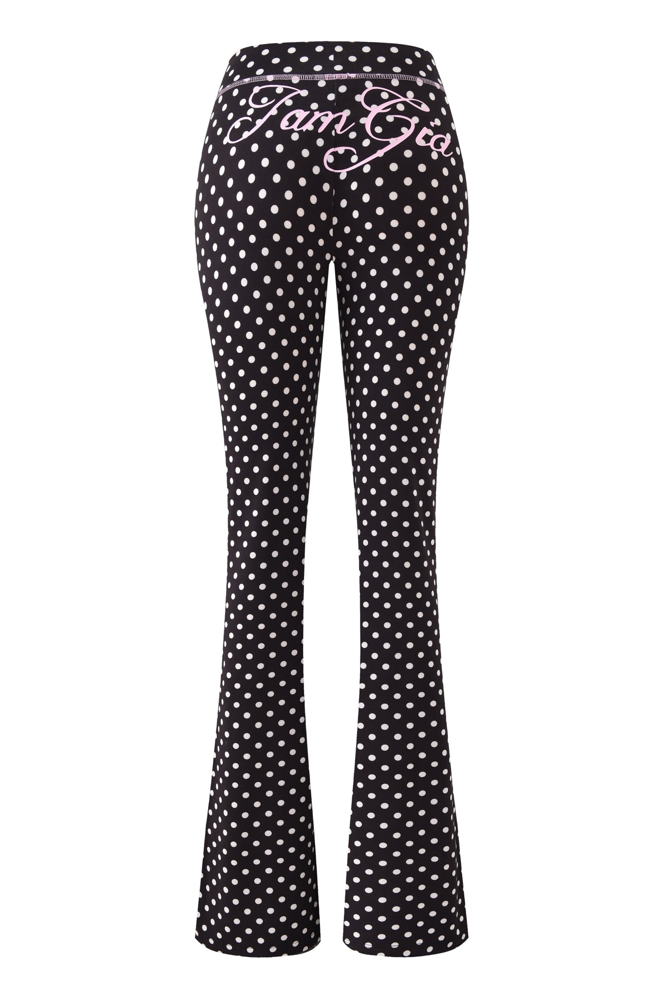 BLARE TRACKPANT - BLACK POLKA DOT