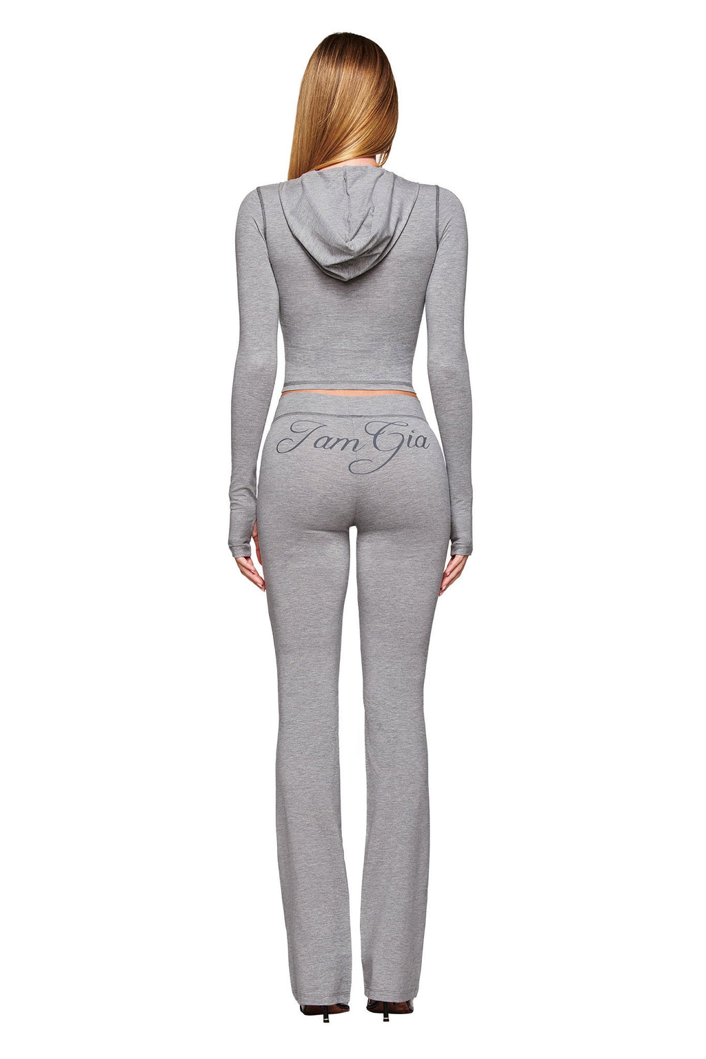 BLARE JERSEY HOODIE - GREY : HEATHER GREY