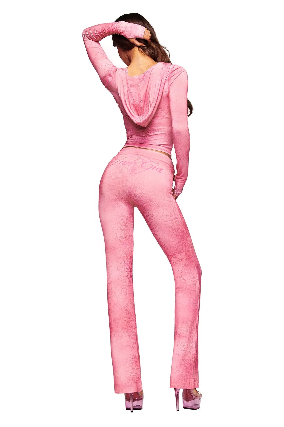 BLARE TRACKPANT - LIGHT PINK SERPENTINE
