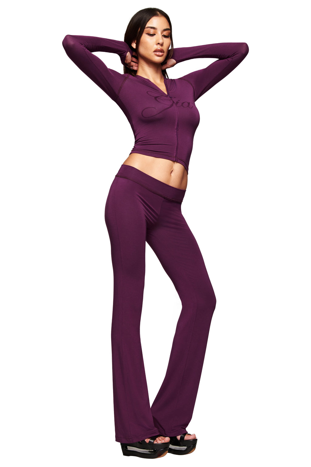 BLARE HOODIE - PLUM
