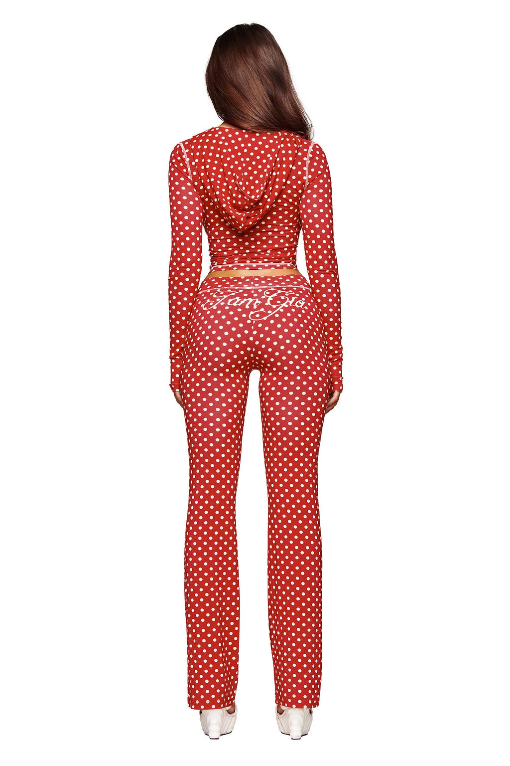 BLARE HOODIE - RED POLKA DOT