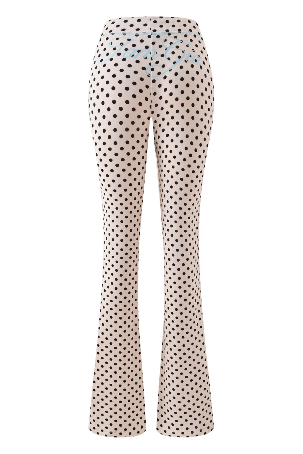 BLARE TRACKPANT - CREAM POLKA DOT