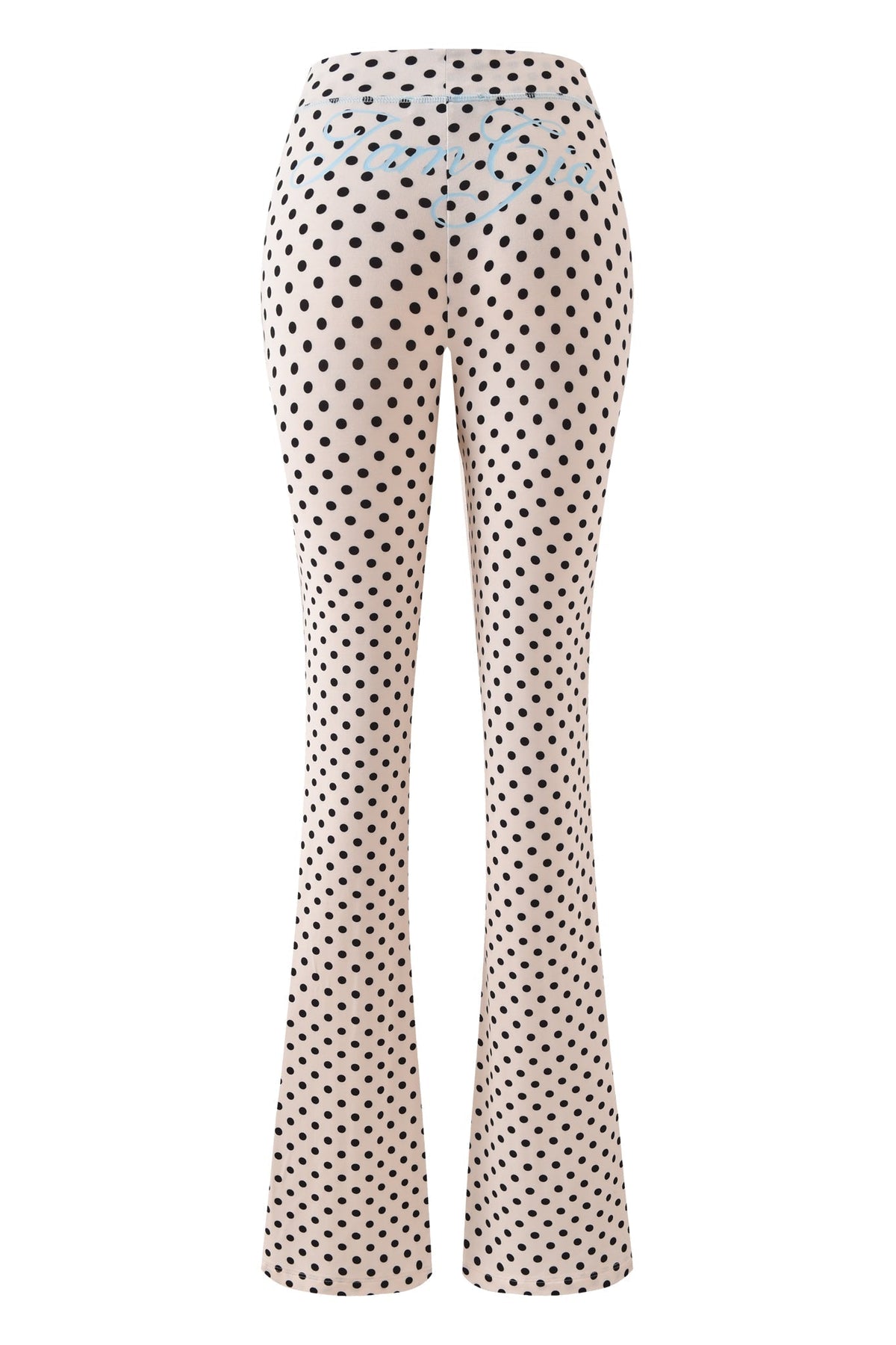 BLARE TRACKPANT - CREAM POLKA DOT
