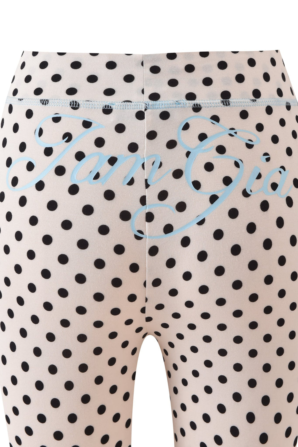 BLARE TRACKPANT - CREAM POLKA DOT