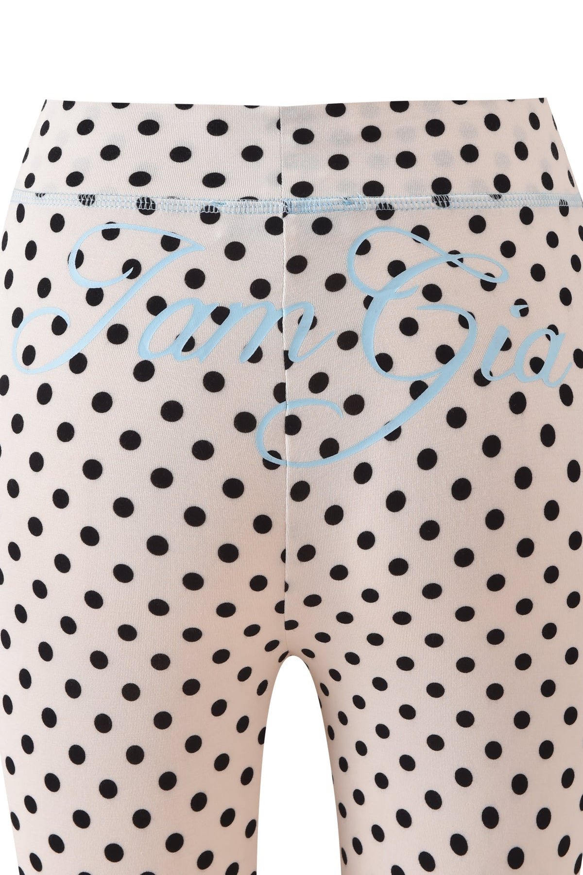 BLARE TRACKPANT - CREAM POLKA DOT