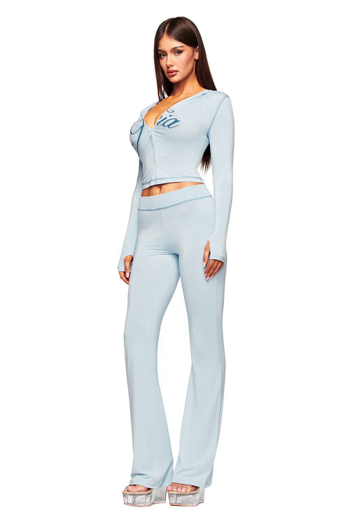 BLARE HOODIE - BLUE : BABY BLUE