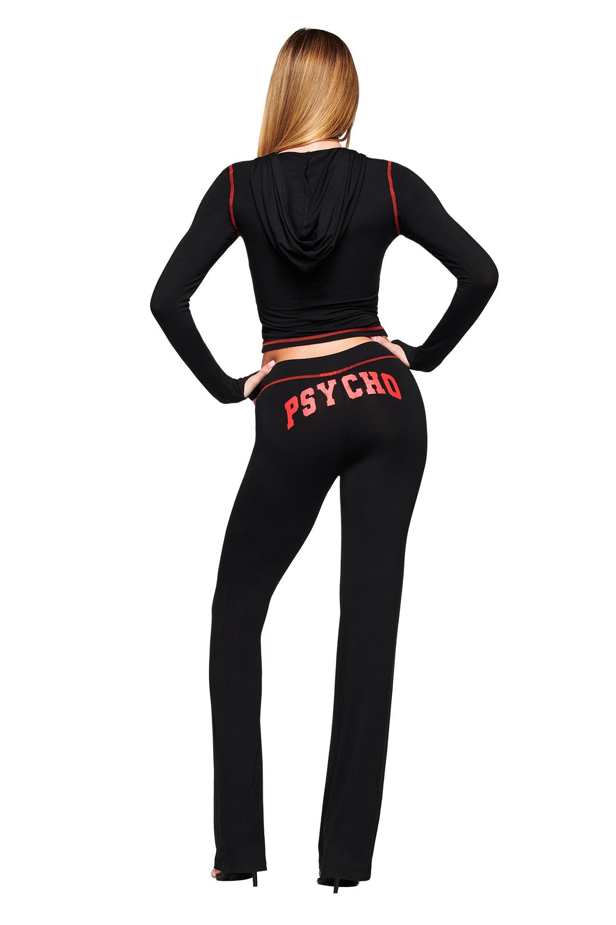 BLARE HOODIE - BLACK PSYCHO