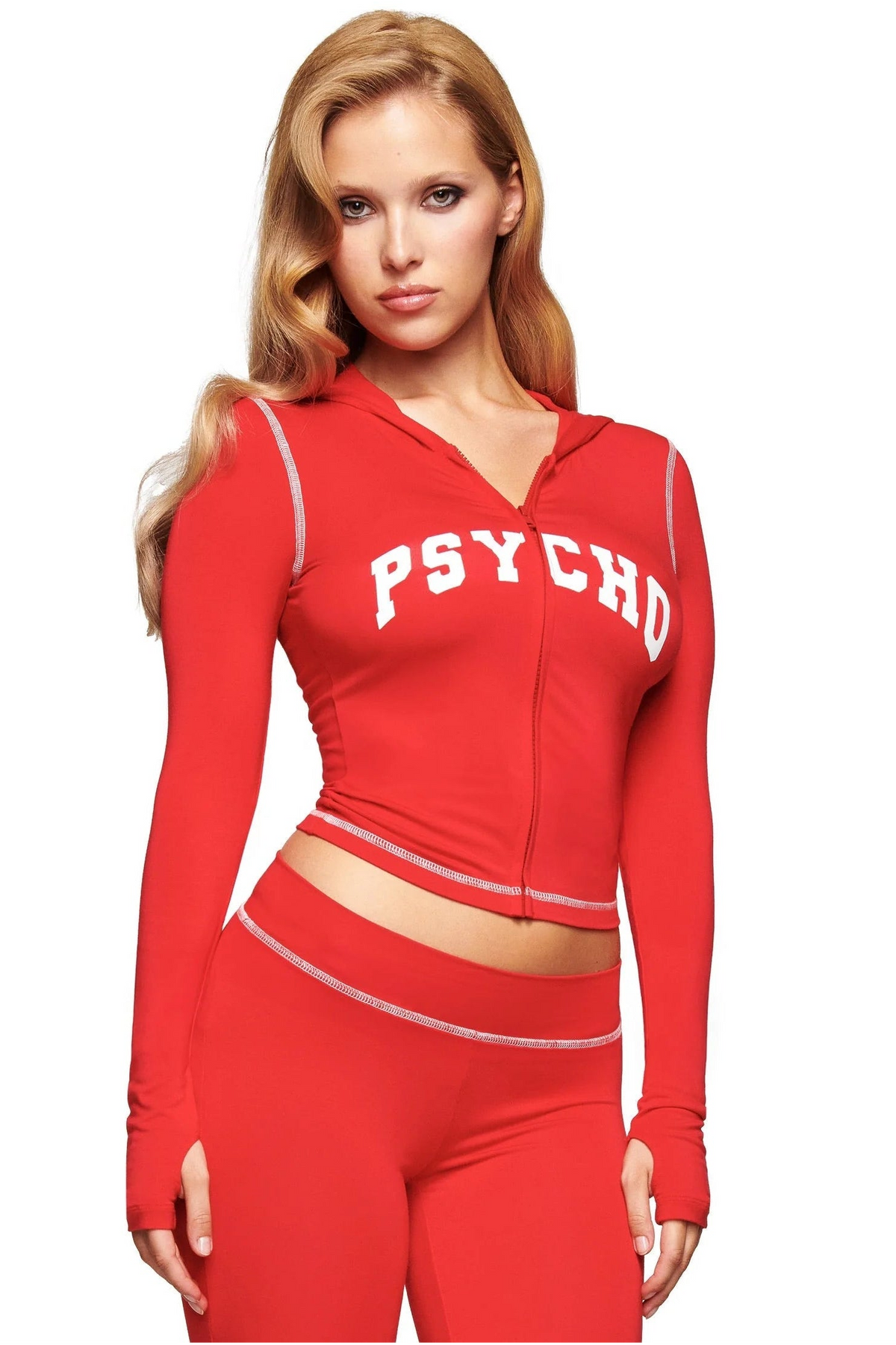 BLARE HOODIE - RED : PSYCHO : SALSA