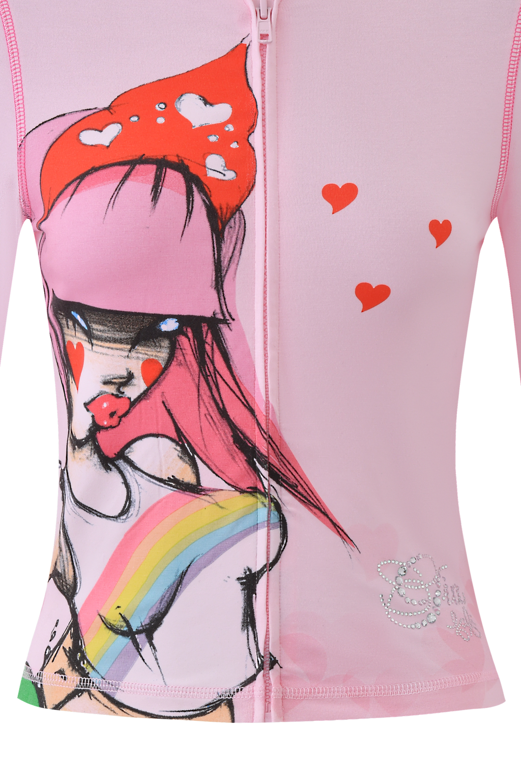 FAFI BLARE HOODIE - BABY PINK