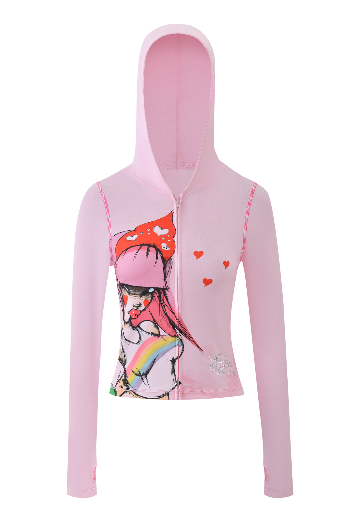 FAFI BLARE HOODIE - BABY PINK