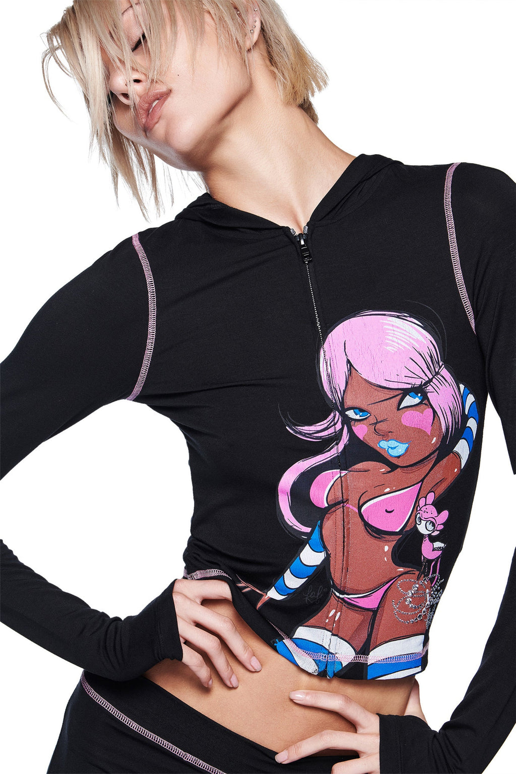 FAFI BLARE HOODIE - BLACK