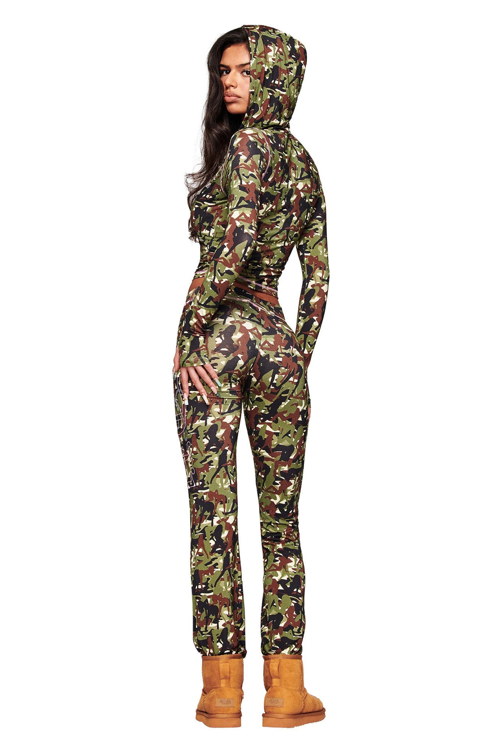 I.AM.GIA X VON DUTCH BLARE HOODIE - GIA GIRL CAMO