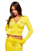 BLARE FORM POCKET HOODIE - YELLOW GOLD FOIL