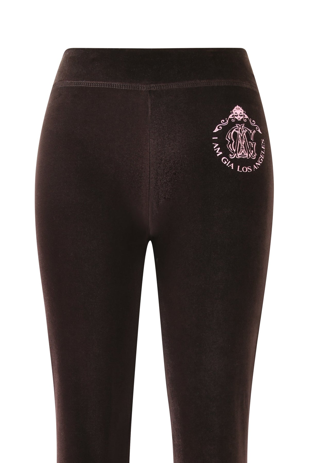 BLARE VELOUR POCKET TRACKPANT - CHOCOLATE