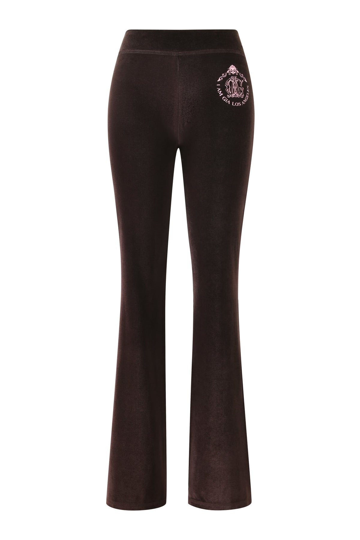 BLARE VELOUR POCKET TRACKPANT - CHOCOLATE