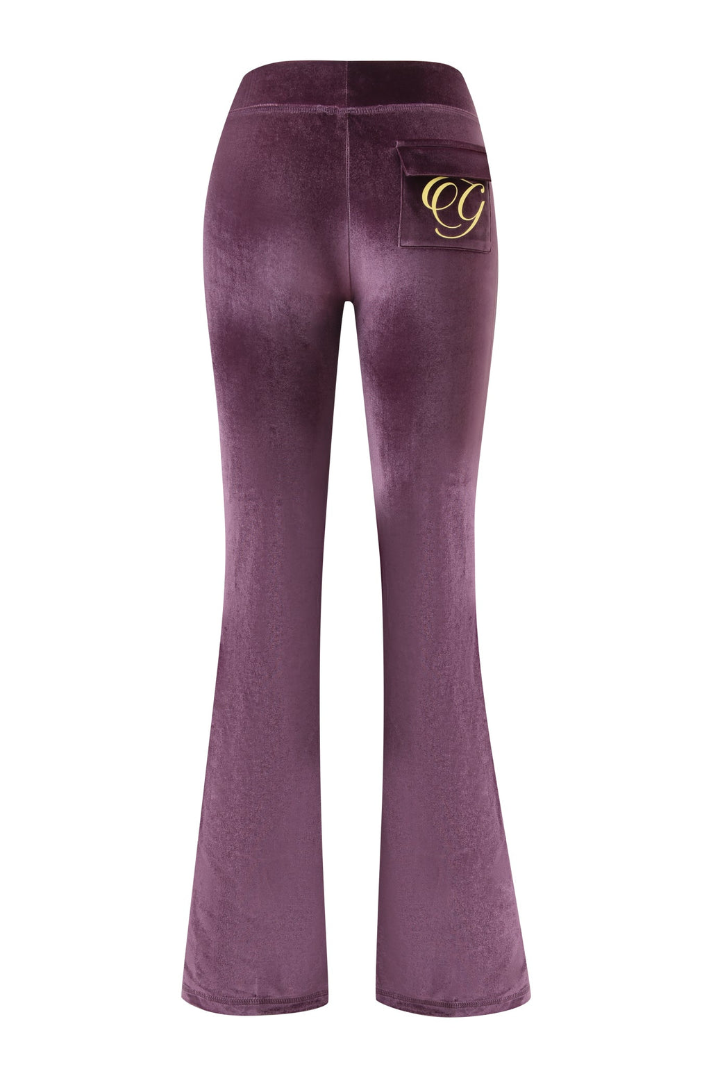 BLARE VELOUR POCKET TRACKPANT - PURPLE