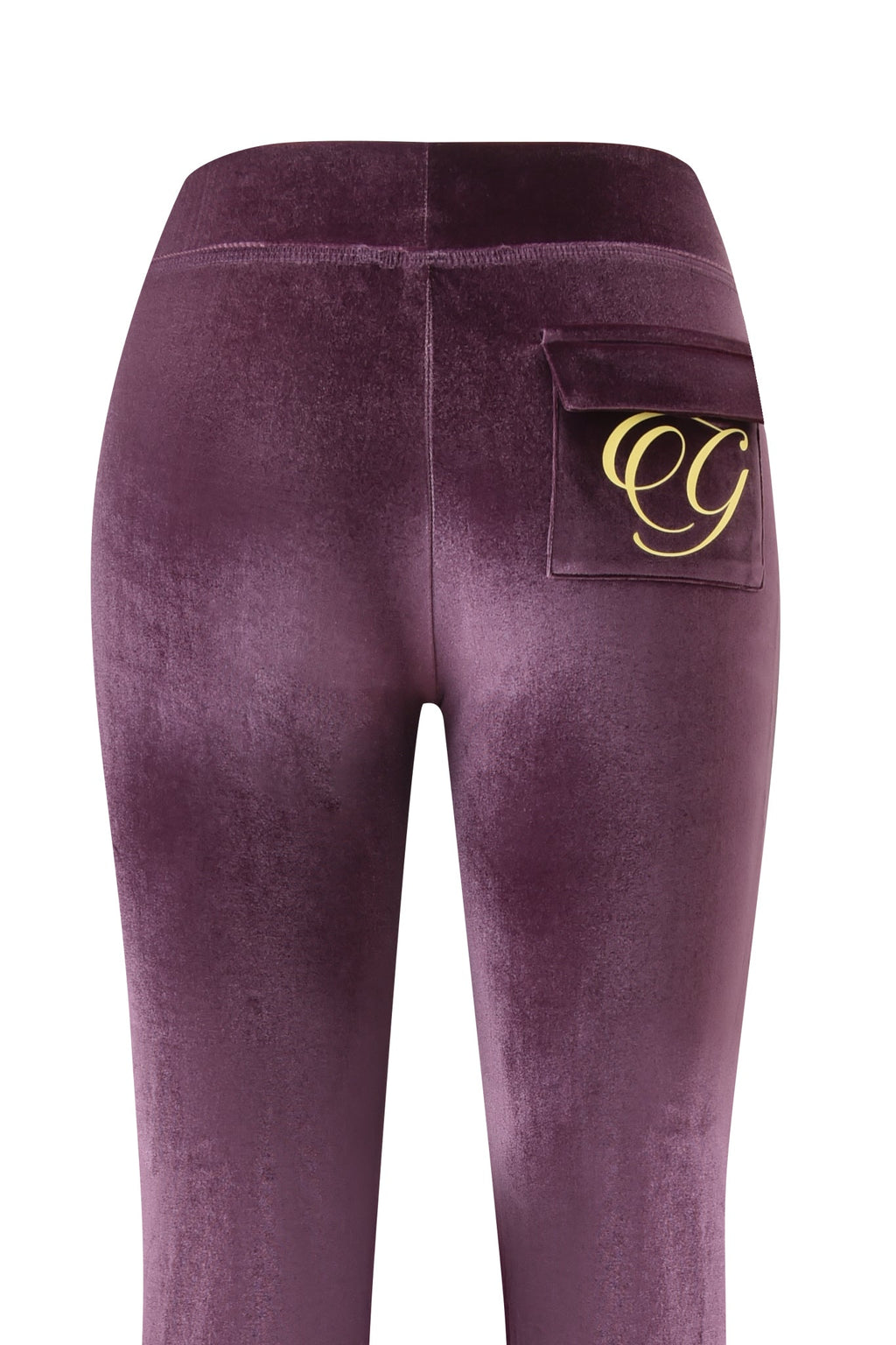 BLARE VELOUR POCKET TRACKPANT - PURPLE