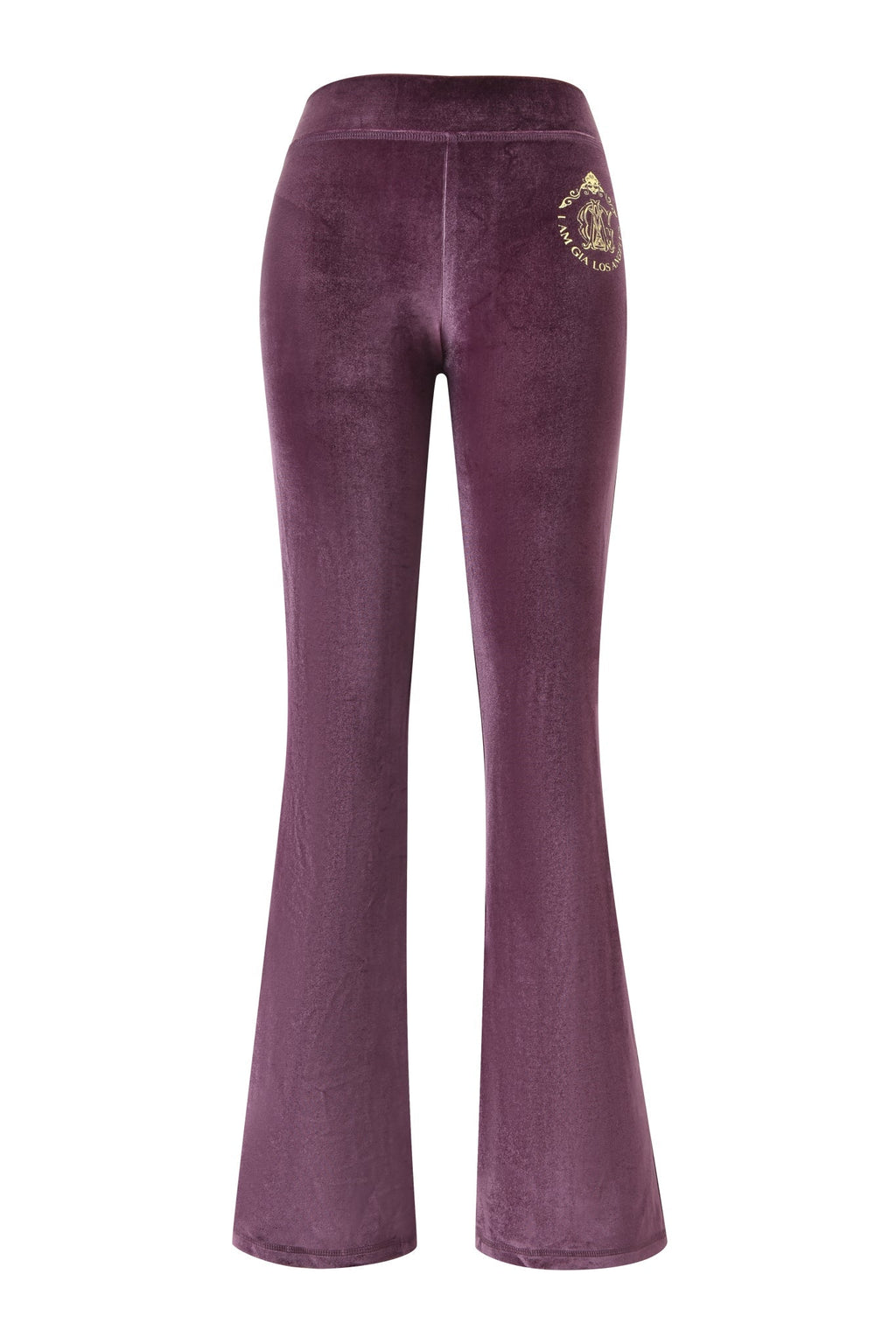BLARE VELOUR POCKET TRACKPANT - PURPLE