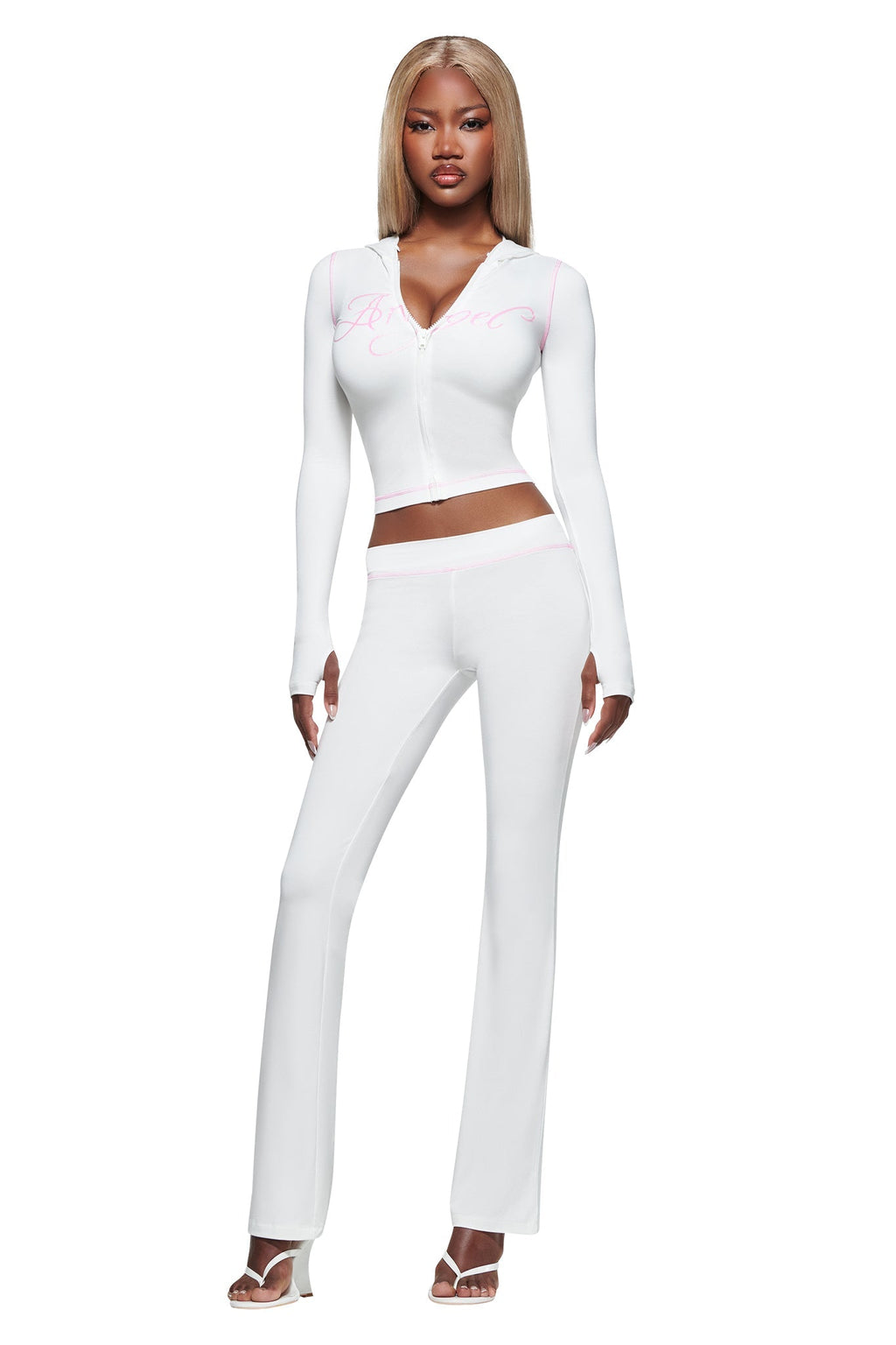 BLARE TRACKPANT - WHITE : ANGEL