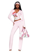 FAFI BLARE PANT - BABY PINK